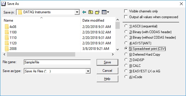 Data Acquisition in Microsoft Excel